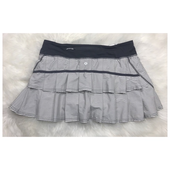 Lululemon Pace Setter Skirt Hyper Stripe Size 10 - Picture 5 of 5